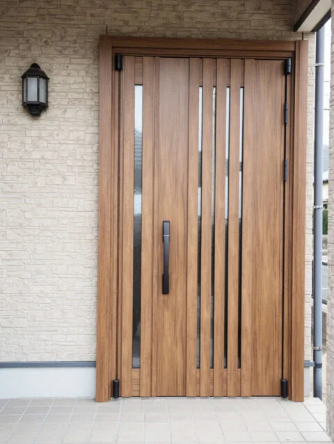 【島原市】玄関ドアリフォーム｜補助金を活用し、YKK APドアリモD50で玄関の断熱性を向上