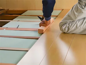 暮らしに合わせて選べる床材