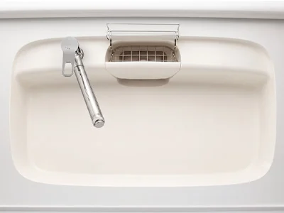 お手入れしやすく片付けやすいスキットシンク