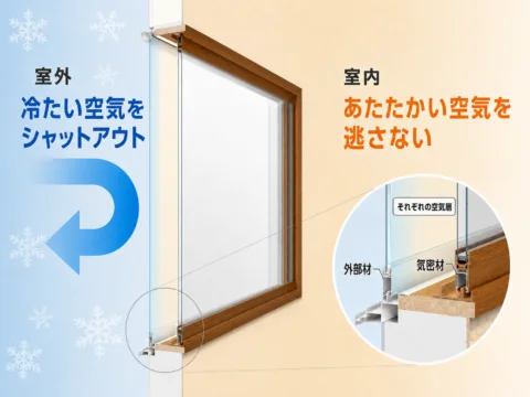 今ある窓にプラスする快適性