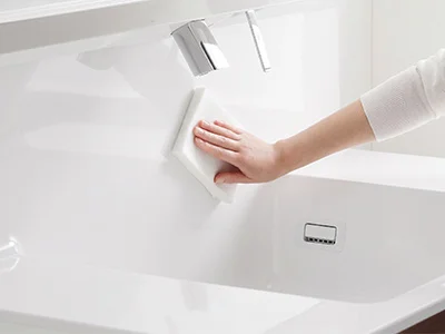 汚れにくくお掃除しやすい機能